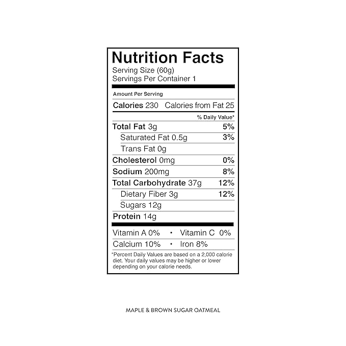 Kodiak Cakes Instant Protein Maple & Brown Sugar Oatmeal in a Cup, 2.12oz, (Pack of 24)