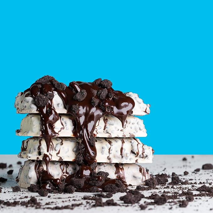 FITCRUNCH Snack Size Protein Bars, 6-Layer Baked Bar, 3g of Sugar & Soft Cake Core (18 Bars, Milk and Cookies)