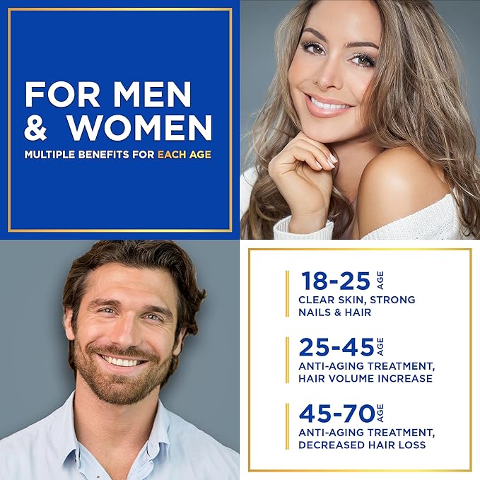 Vegan Collagen for Women and Men Supplements - Vitamin C, Biotin, Amino Acids Glycine, Lysine, Proline, Organic Fruit & Vegetable Powder - Once A Day - 30 Plant Based Collagen Boost Tablets