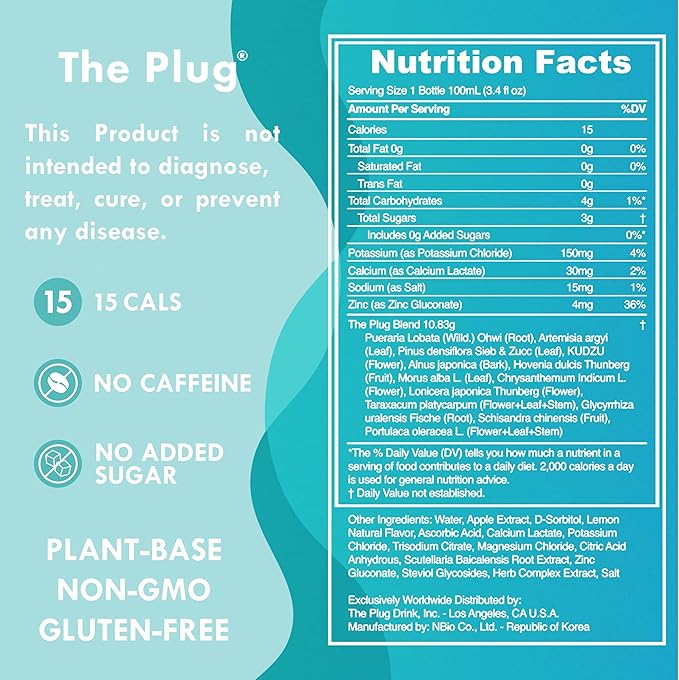 The Plug Liver Cleanse & Detox Drink | Organic Herbal Liquid Supplement with Electrolytes, Superfruits & Plant-Based Nutrients | Supports Hydration, Energy, Immunity & Liver Health