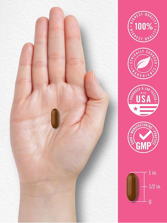 Carlyle Joint Support for Women | 60 Softgels | Complex with Omega-3 and Collagen Peptides | Non-GMO, Gluten Free