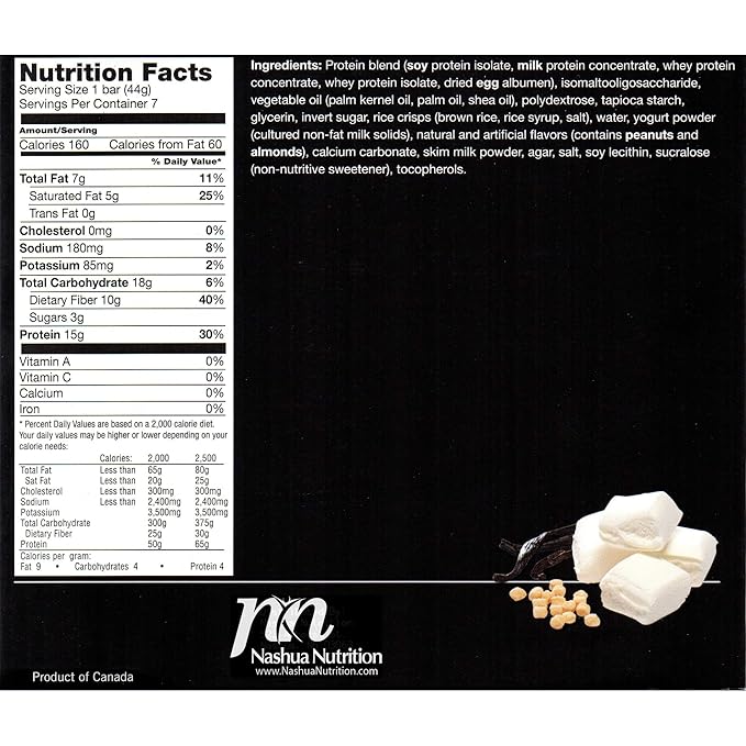 Proti-Thin Fluffy Vanilla Crisp Protein Bars, 15g Protein, Low Calorie, Very Low Carb (VLC), Low Fat, High Fiber Snack, KETO Diet Friendly, Ideal Protein Compatible, Gluten Free (6 Boxes - Save 10%)
