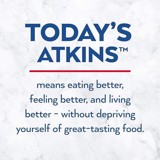 Atkins Peanutty Overload Snack Bar, Protein Snack, High in Fiber, 2g Sugar, 5 Count