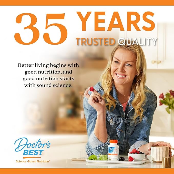Doctor's Best Vitamin D3 5,000 IU + K2 MK-7 100 mcg, Supports Bone, Teeth & Muscle Health, and Heart Health, Non-GMO, Gluten Free, 180 Softgels