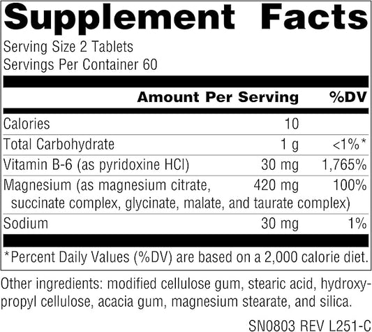 Source Naturals Ultra-Mag, 5 in 1 -Bioavailable Magnesium, Maintains Muscle & Nerve Function* - 120 Vegan Tablets