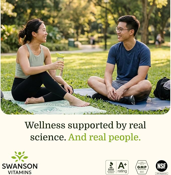 Swanson Apigenin Bioflavonoid Supplement for Adults Seeking Natural Sleep, Relaxation, and Stress Relief Support - 50 mg (90 Vegan Capsules)