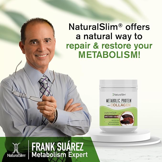 Metabolic Protein Powder with Collagen, Chocolate whey protein powder shake, Hydrolyzed Collagen with L-Glutamine for Digestion, Skin, Joints & Muscle, Low Carb Meal Replacement, 17.06 oz