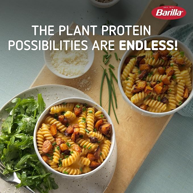 Barilla Chickpea Rotini Pasta, 8.8 oz - Vegan, Gluten Free, Non GMO & Kosher - Made with Plant Based Protein