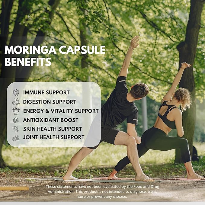 Turmeric Curcumin Moringa Supplement Ginger Boswellia Saffron - Joint Support Supplements for Women and Men with Ceylon Cinnamon, Tart Cherry, Quercetin Garlic Nettle Holy Basil - 120 Count