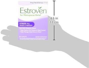 Estroven Mood Boost for Menopause Relief, Helps Reduce Hot Flashes & Night Sweats, Helps Manage Mood Swings, 30 Count (Pack of 2)