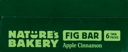 Nature's Bakery Fig Bars, Apple Cinnamon, 2 Oz, 6 Ct (Pack of 2)