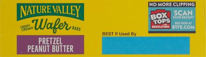 Nature Valley Wafer Bars, Pretzel Peanut Butter, 1.3 oz, 5 ct (Pack of 4)