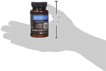 Amazon Elements Melatonin 3mg, Helps with Occasional sleeplessness, Vegan, Unflavored,8 Month Supply (Packaging May Vary) 260 Tablets, (Pack of 3)