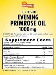 Sundance Evening Primrose Oil 1000mg