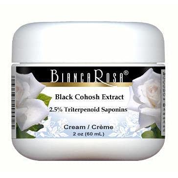 Bianca Rosa Extra Strength Black Cohosh Extract (2.5% Triterpenoid Saponins) Cream (2 oz, ZIN: 514103) - 2 Pack
