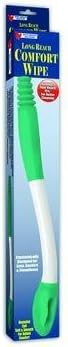 Jobar Long Reach Comfort Wipe, White & Teal