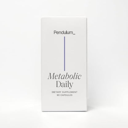 Pendulum Metabolic Daily - Multi-Strain Probiotic with Akkermansia muciniphila to Support Metabolism and Sustain Energy Levels - for Women and Men - 90 Capsules (1 Pack)