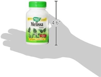 Nature's Way Melissa Lemon Balm Leaf, Traditional Sleep Support*, Melatonin Free, 1500 mg per 3-Capsule Serving, Non-GMO Project Verified, 100 Vegan Capsules (Packaging May Vary), (Pack of 2)