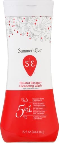 Summer's Eve Blissful Escape All-Over Daily Feminine Wash, pH-Balanced Body Wash for Women, Removes Vaginal Odor and Refreshes, 15 Fl Oz (Pack of 2)