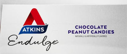 Atkins Endulge Chocolate Peanut Candies, Dessert Favorite, 0g Sugar, 20 Count