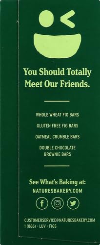 Nature's Bakery Fig Bars, Apple Cinnamon, 2 Oz, 6 Ct (Pack of 2)
