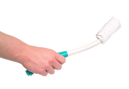 Essential Medical Supply Ergonomic Personal Hygiene Comfort Wipe Tool for Toilet Paper and Wet Wipes - 15in Long Reach Comfort Toilet Aid for Disabled and Elderly, Butt Wiper for Handicap Individuals