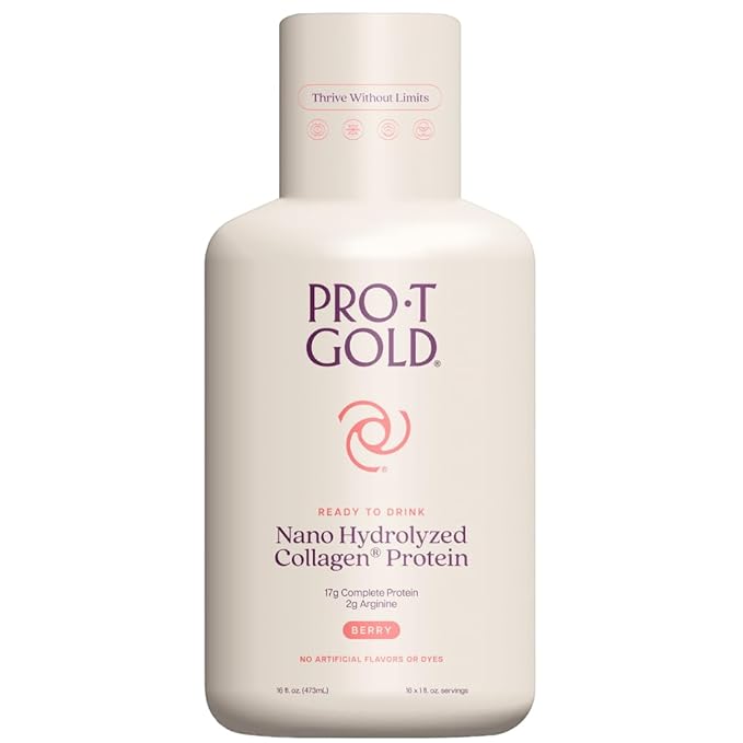 ProT GOLD Berry Sugar Free Liquid Protein Shot - 16oz Anti Aging. Proven to Boost Immunity. Formula Trusted by 4,000+ Medical Facilities for Complete Protein Nutrition and Proven 2X Faster Healing