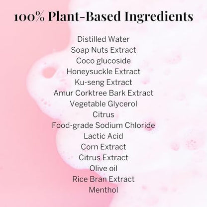 Pixie Feminine Wash – Healthy Foaming Cleaner with Natural Ingredients – More Foam Wash in Bottle Than Any Other Brand – pH Balanced & Plant Based – for Your Menstrual Cups and Discs, 2.5 Fluid oz