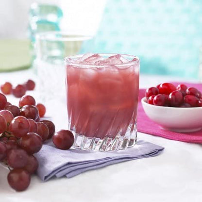 Nutmeg State Nutrition - High Protein Diet Fruit Drink - 15g Protein - Low Calorie - Low Carb - Low Sugar - Fat Free, 7 Servings Per Box (Cran Grape)