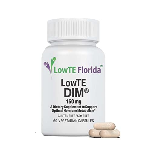 LowTE Florida DIM (150 mg) – Estrogen Balance & Hormone Support Supplement for Women Ages 60+ | Detox Cleanse | Anti-Inflammatory | Non-GMO | Gluten-Free | Soy-Free