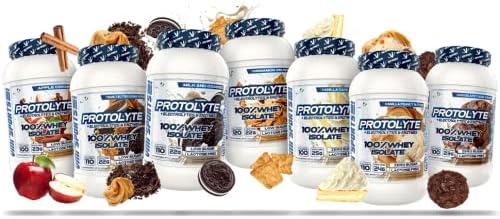 VMI Sports | ProtoLyte Whey Isolate Protein Powder | Low Calorie Whey for Weight Loss and Muscle Gain | Digestive Enzymes | Non-GMO (1.6 lb, Peanut Butter Cookies and Cream)