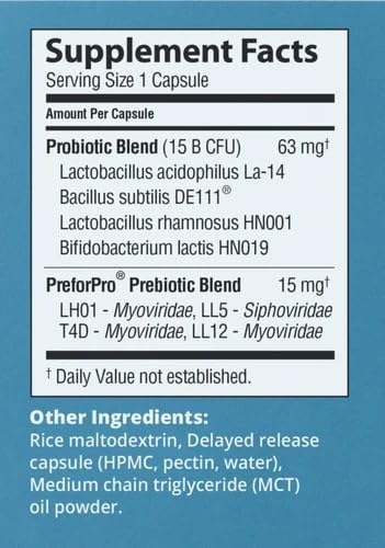 Solv Wellness Mage Probiotic for Her, Daily Womens Prebiotic and Probiotics Blend Nutritional Supplements for Digestive, Vaginal PH Balance, Urinary Tract Health Support, 30 Capsules