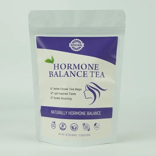 Hormone Balance Tea for Women Support Menstrual Cycle & Help to Get Pregnant Fast, 10 Loose Leaf Teabags for Fertility and Ovulation