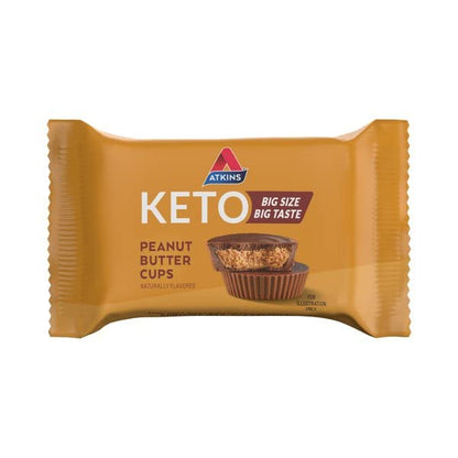 Atkins Keto Peanut Butter Cups,Naturally Flavored,Zero Grams Added Sugar,Gluten Free,20 Count (Pack of 2)