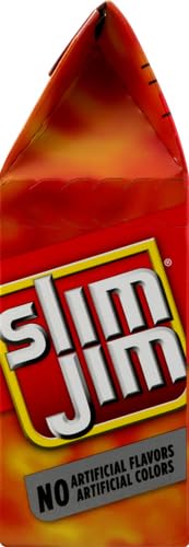Slim Jim Smoked Meat Sticks, Original Flavor, 6g Protein Per Serving, Snack Size, Father's Day Gift, 0.28 oz. (26 Count) (Pack of 2)