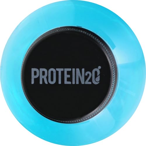 Protein2o 15g Whey Protein Isolate Hydration Drink Plus Energy & Focus,350mg Electrolytes,125mg Caffeine,Sugar Free,Blue Raspberry,16.9 oz Bottle,(Pack of 24)