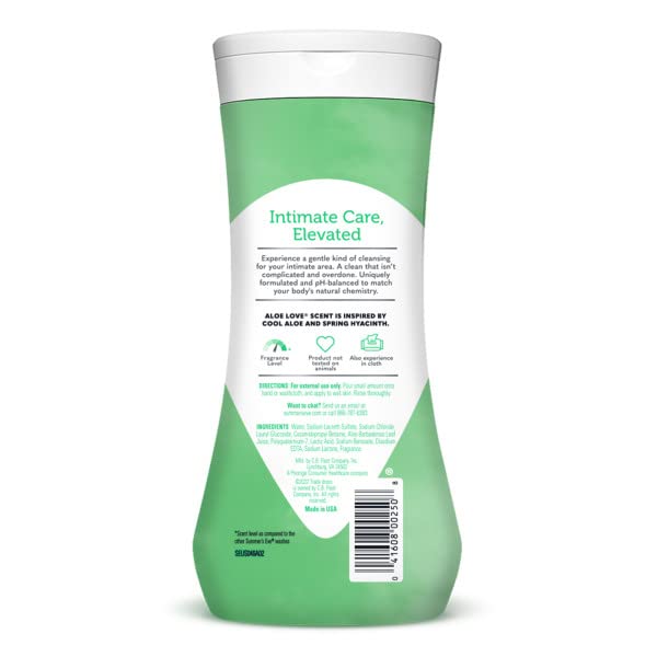 Summer?S Eve Aloe Love Gentle Daily Feminine Wash, Removes Odor, Ph Balanced, 15 Fl Oz. (Pack Of 7)