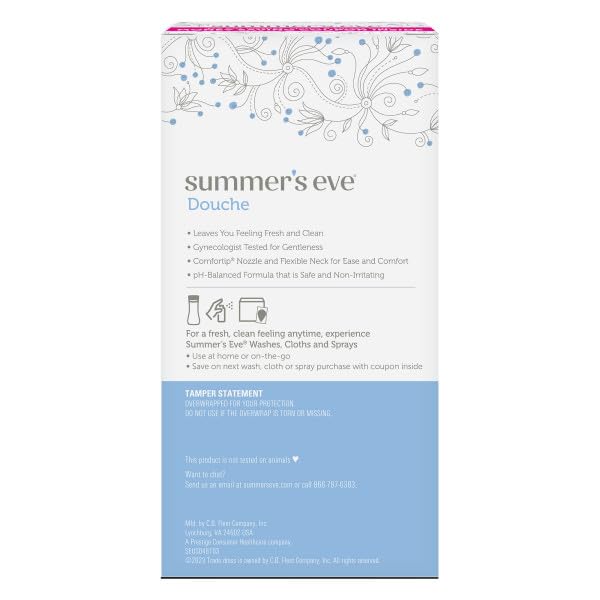 Summer's Eve Extra Cleansing Vinegar & Water Douche 2 Ct (Pack of 24)