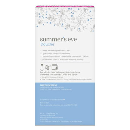 Summer's Eve Extra Cleansing Vinegar & Water Douche 2 Ct (Pack of 24)