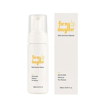 for my daughter Moisture Feminine Wash | Gentle Foam Wash with HPA Complex & | pH Balanced for Intimate Hygiene | Dermatologist-Tested – 150ml (5.07oz)