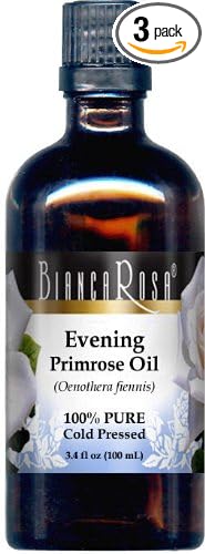 Evening Primrose Oil - 100% Pure, Cold Pressed (3.40 fl oz, ZIN: 428133) - 3 Pack