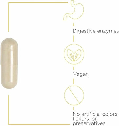 Integrative Therapeutics Similase - Digestive Enzyme Supplement for Adults - Supports Digestion and Assimilation of Nutrients* - Dairy-Free & Vegan - 180 Count (90 Servings)