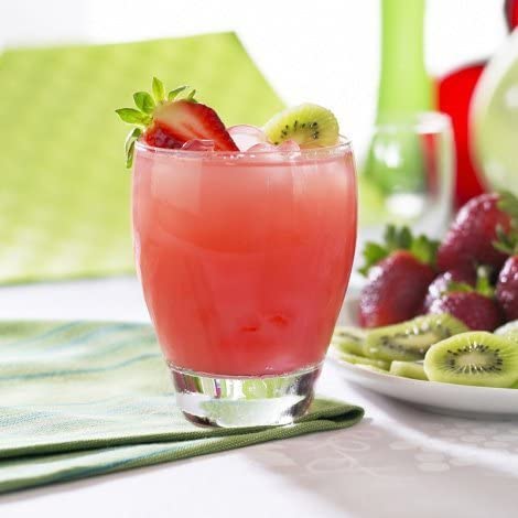 Nutmeg State Nutrition - High Protein Diet Fruit Drink - 15g Protein - Low Calorie - Low Carb - Low Sugar - Fat Free, 7 Servings Per Box (Strawberry Kiwi)