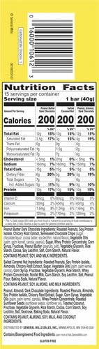 Nature Valley Protein Bars, Gluten Free Chewy Granola Snack Bars, 10g Protein, Peanut Butter Dark Chocolate, Salted Caramel Nut, Peanut Almond Dark Chocolate, 21.3 oz Box, 15 Count (Pack of 2)