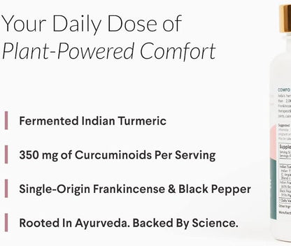 Nutritional Roots - Indian Turmeric + Frankincense - With 95% Curcuminoids, Curcumin Longa, Boswellia Serrata & Black Pepper - Supports Joint Health - Dietary Supplement - 1 Month Supply - 60 Capsules