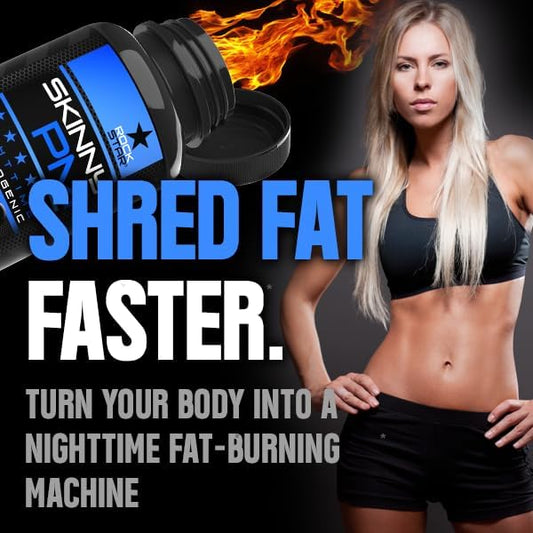 Rockstar Skinny PM - Nighttime Fat Burner Weight Loss Pills - Thermogenic Diet Pills 60ct