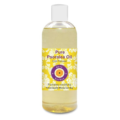 Deve Herbes Pure Psoralea Oil (Psoralea corylifolia) Cold Pressed 200ml (6.76 oz)