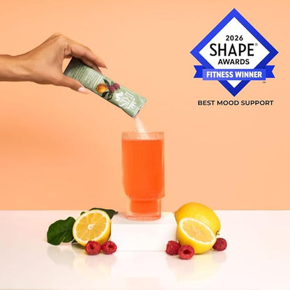 Iris Women’s Hormonal Health Daily Electrolyte Drink Mix | High Fiber, Essential B Vitamins for Mood Support | 40:1 Myo & D‑Chiro Inositol | Raspberry Lemon, 15 Hydration Powder Packets