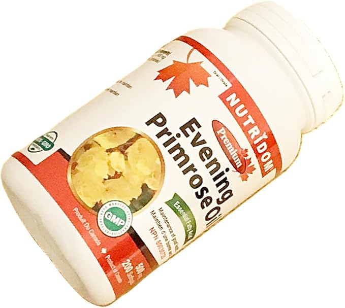 Nutridom Evening Primrose Oil Omega-6 & GLA 500mg 200Softgels