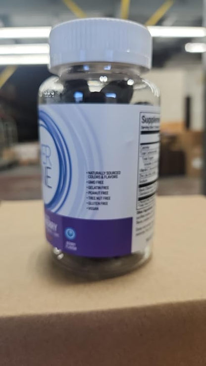 Sambucus Elderberry Gummies for Adults with Vitamin C and Zinc- Immune Support Supplement - Vegan, Gelatin Free, Gluten Free, GMO Free- Delicious Berry Flavored, Black Elderberry Immune Gummy Vitamins